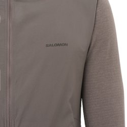 Світшот Salomon Essential Lightwarm Hybrid M - коричневий