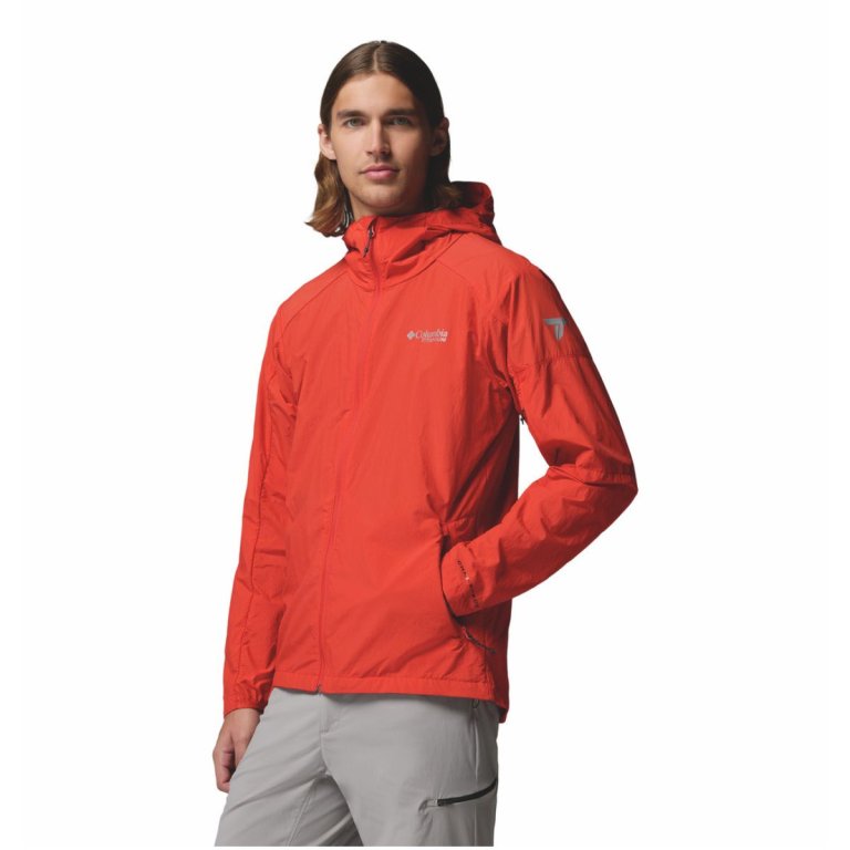 Bunda Columbia Loop Trail™ II Windbreaker M - červená