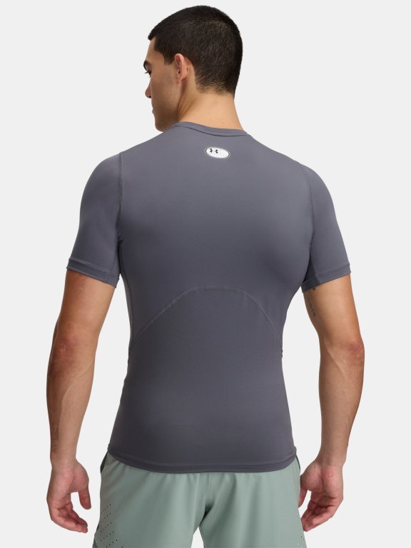 Футболка Under Armour HG Armour Comp SS Man green/grey