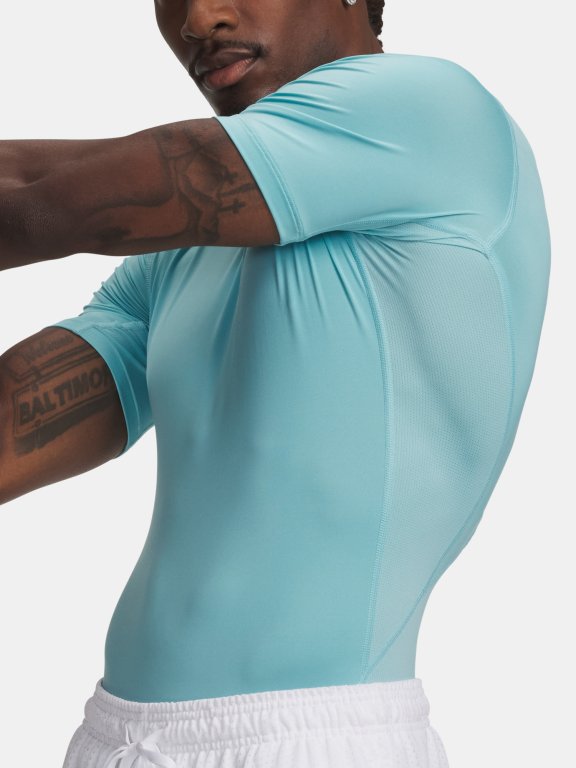 Футболка Under Armour HG Armour Comp SS Man Blue