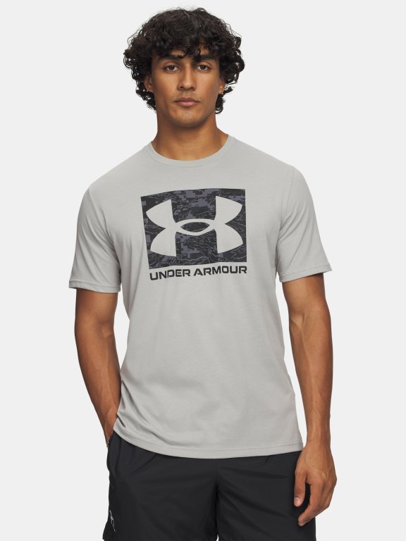 Футболка Under Armour Abc Camo Boxed Logo SS Man green/grey