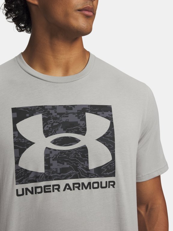 Футболка Under Armour Abc Camo Boxed Logo SS Man green/grey