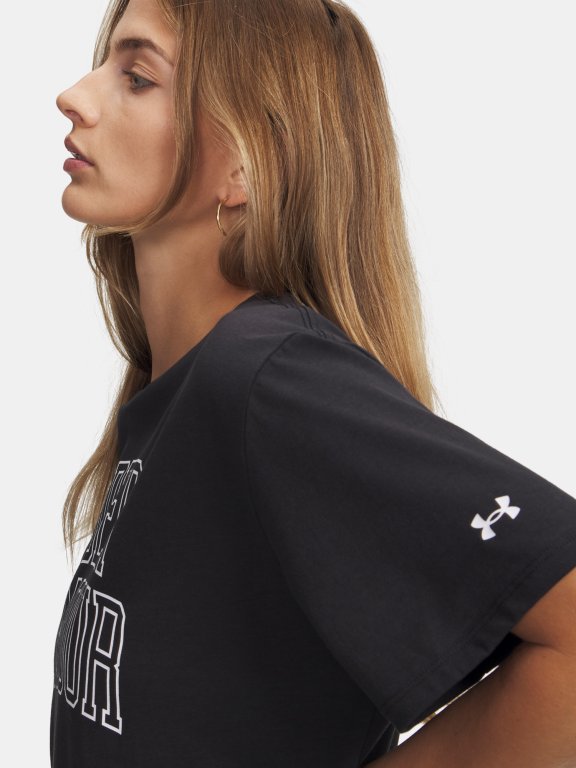 Футболка Under Armour Rival OS Campus Tee Wmn black