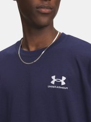 Футболка Under Armour Logo Emb Heavyweight SS Man Blue