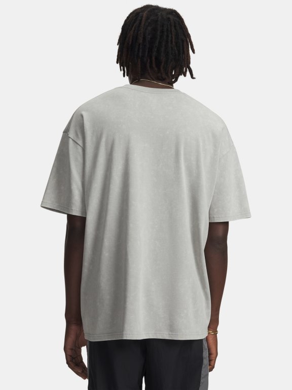 Футболка Under Armour Hw Os Logo Wash SS Man green/grey