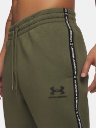 Штани Under Armour Icon Fleece Jgr Taping Man gray green
