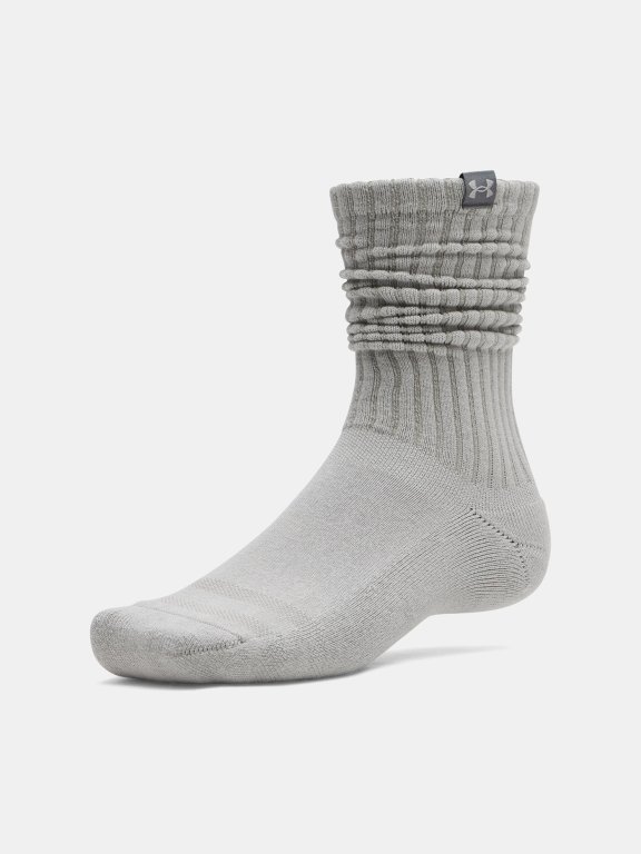 Шкарпетки Under Armour Sportswear Ctn Scrunch Crew UNI gray green