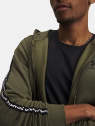 Худі Under Armour Icon Fleece FZ Taping Man gray green