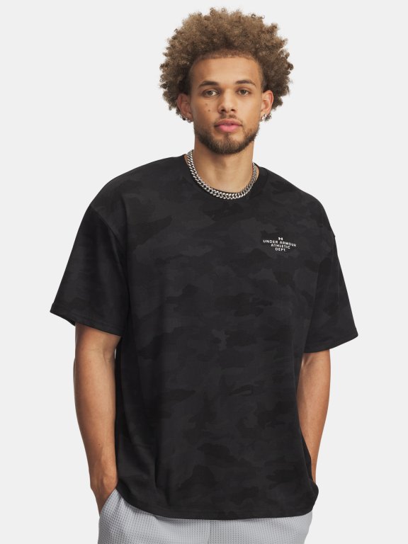 Футболка Under Armour HWT Athletic Dept AOP SS Man black
