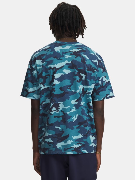 Футболка Under Armour HWT Athletic Dept AOP SS Man Blue