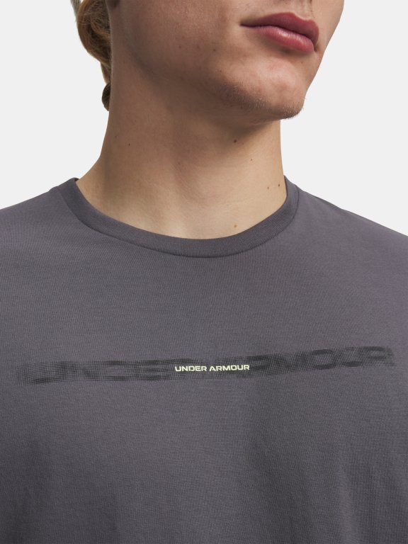 Футболка Under Armour Blur Wm SS Man green/grey