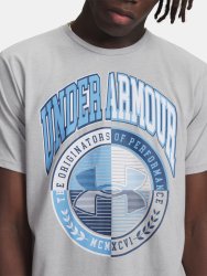 Футболка Under Armour Varsity Crest SS Man green/grey