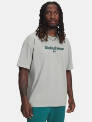 Футболка Under Armour HWT WM SS Man зелено-сіра