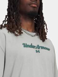 Футболка Under Armour HWT WM SS Man зелено-сіра