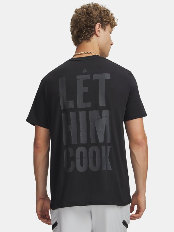 Футболка Under Armour Curry Let Him Cook Tee Man black