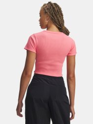 Футболка Under Armour Rival Rib Baby Tee Wmn Pink