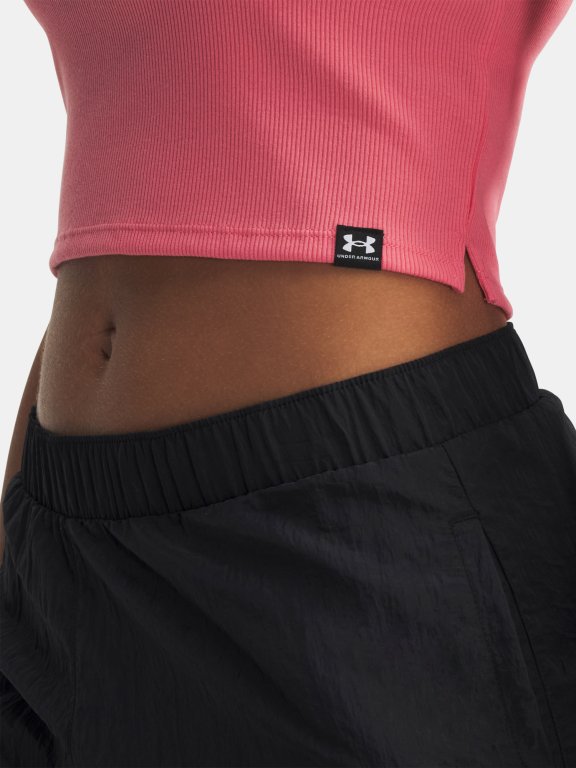 Футболка Under Armour Rival Rib Baby Tee Wmn Pink