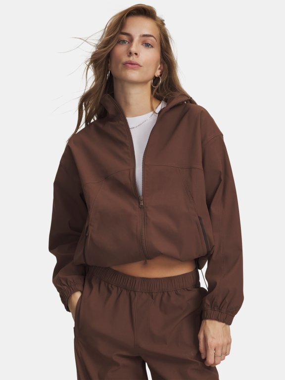 Куртка Under Armour Unstoppable Wvn FZ Wmn коричнева