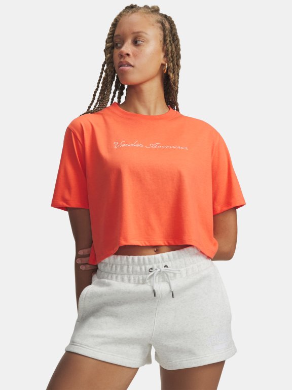 Футболка Under Armour WM Crop SS Wmn Red