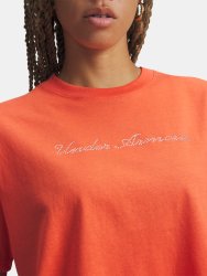 Футболка Under Armour WM Crop SS Wmn Red
