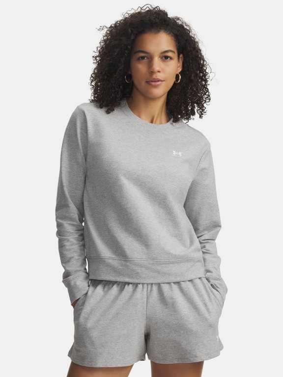 Світшот Under Armour Sport Terry Crew Wmn green/grey