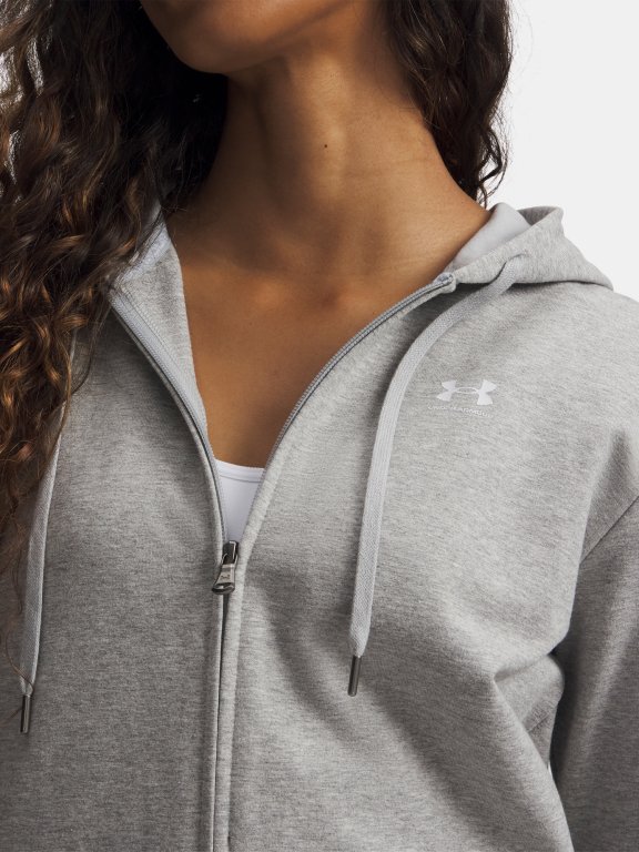 Світшот Under Armour Sport Terry FZ Wmn green/grey