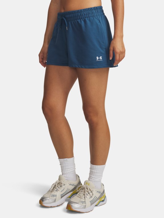 Kraťasy Under Armour Sport Terry Short Wmn Blue