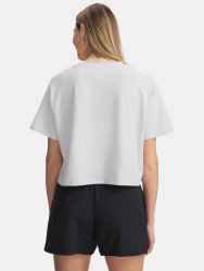 Футболка Under Armour Rival Boxy Tee Solid Wmn green/grey