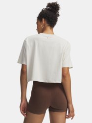 Футболка Under Armour Scriptheart Crop SS Wmn white
