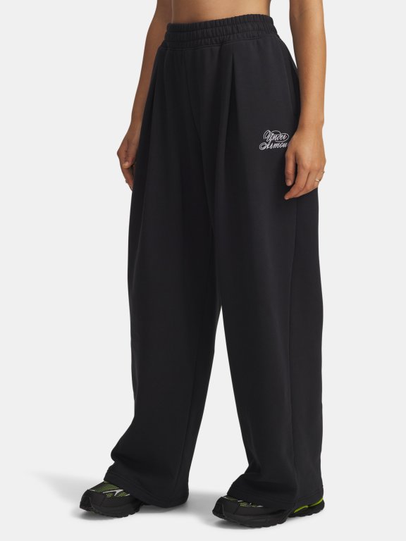 Штани Under Armour Rival Fleece Script Pt Wmn black