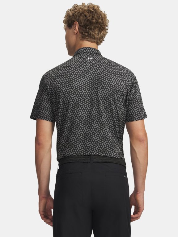 Футболка Under Armour T2G Printed Polo Man black