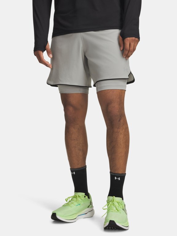 Шорти Under Armour Velociti Pro 2-в-1 Short Man green/grey