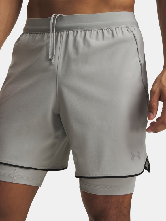 Шорти Under Armour Velociti Pro 2-в-1 Short Man green/grey