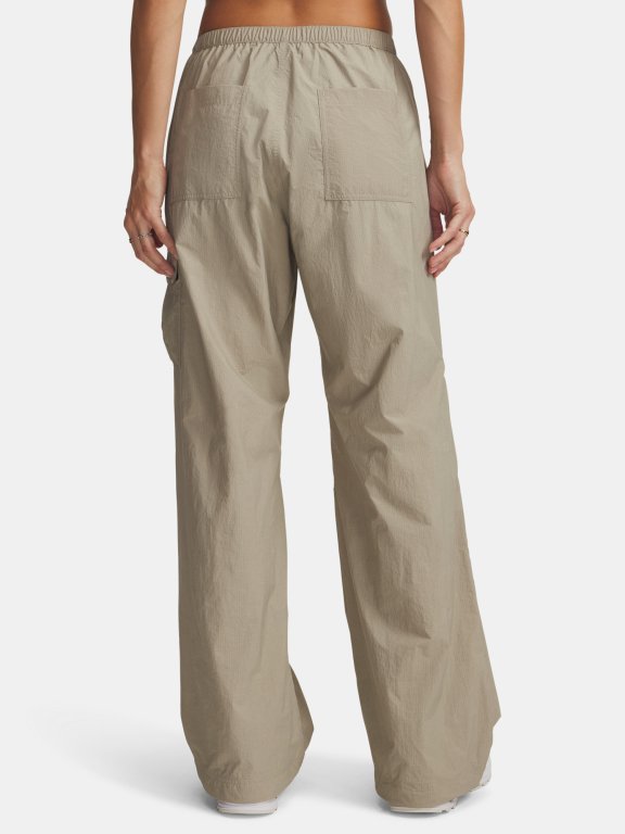 Kalhoty Under Armour Unstoppable Wvn Utility Pa Wmn Brown