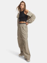 Kalhoty Under Armour Unstoppable Wvn Utility Pa Wmn Brown