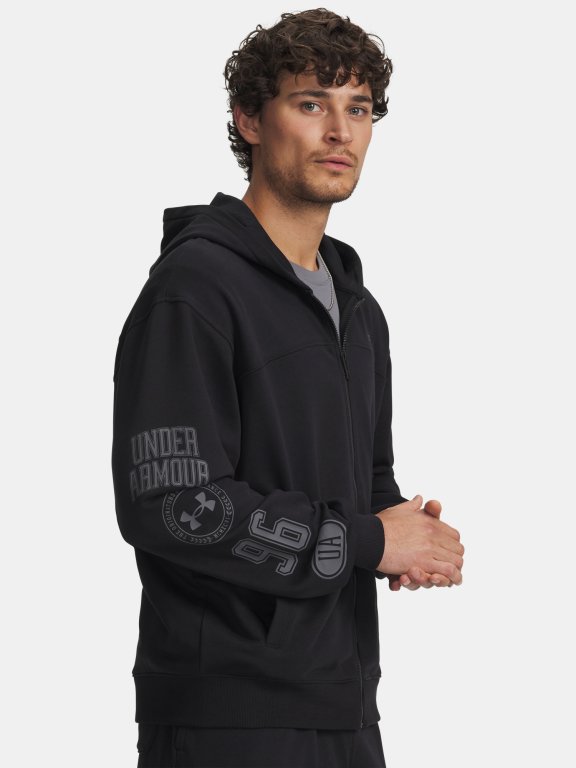 Світшот Under Armour Rival LW Graphic FZ Man black