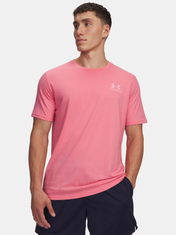 Футболка Under Armour Sportstyle LC SS Man рожева