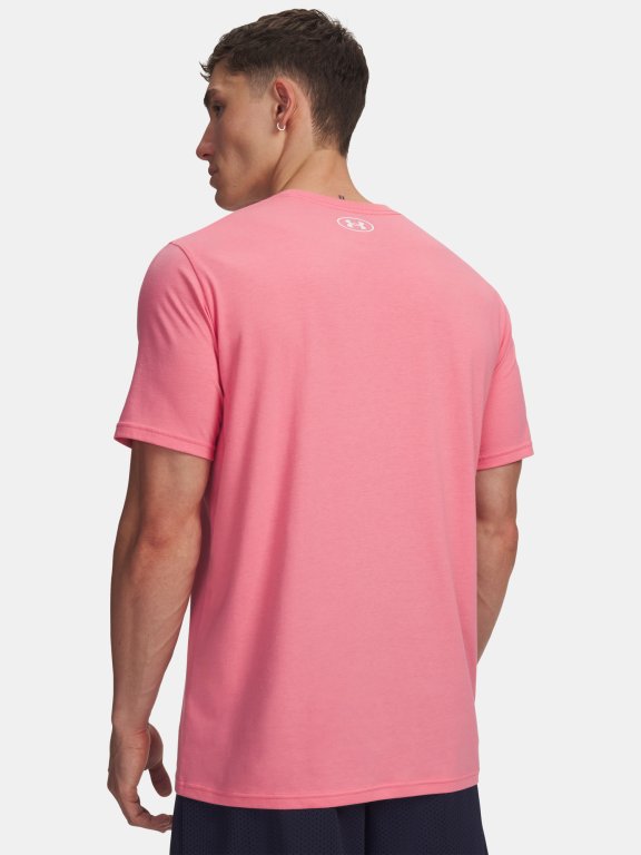 Футболка Under Armour Sportstyle LC SS Man рожева