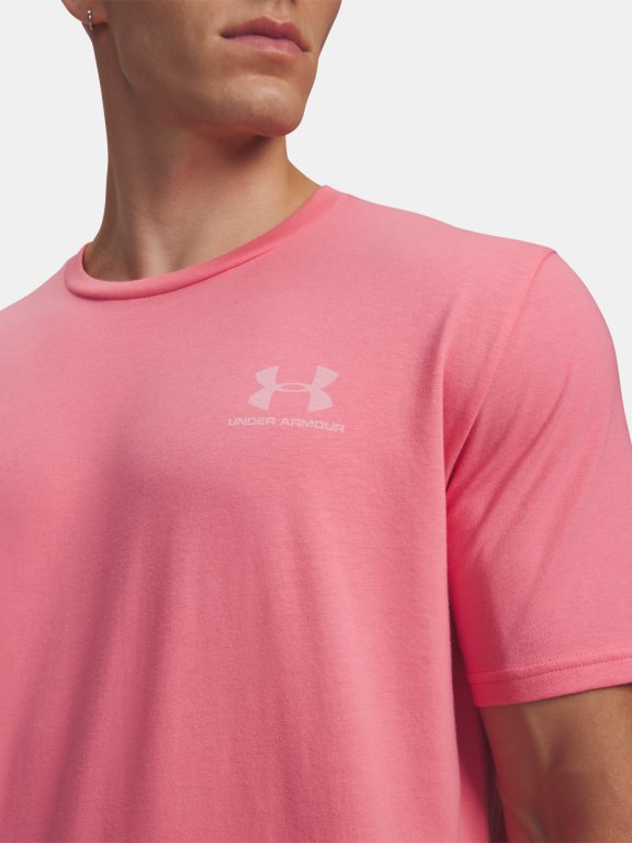 Футболка Under Armour Sportstyle LC SS Man рожева