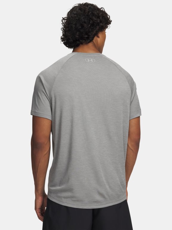 Футболка Under Armour Tech Textured SS Man gray green