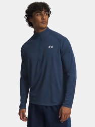 Футболка Under Armour Tech Textured 1/2 Zip синя
