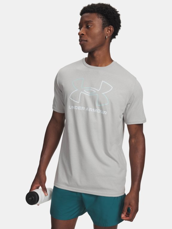 Футболка Under Armour GL Foundation Update SS Man green/grey