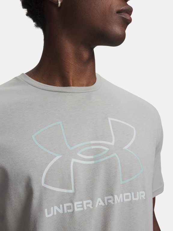 Футболка Under Armour GL Foundation Update SS Man green/grey