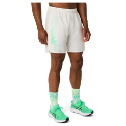 Шорти Asics Icon 7IN Short M - біло/зелені
