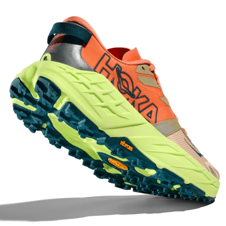 Кросівки Hoka Speedgoat 7 W - помаранчево/зелені