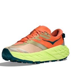 Кросівки Hoka Speedgoat 7 W - помаранчево/зелені