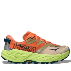Кросівки Hoka Speedgoat 7 W - помаранчево/зелені