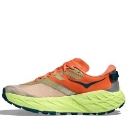 Кросівки Hoka Speedgoat 7 W - помаранчево/зелені