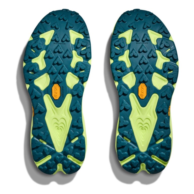 Кросівки Hoka Speedgoat 7 W - помаранчево/зелені