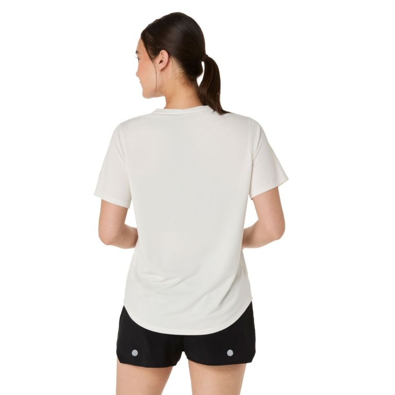 Футболка Asics Fujitrail Logo SS Top W - бежева